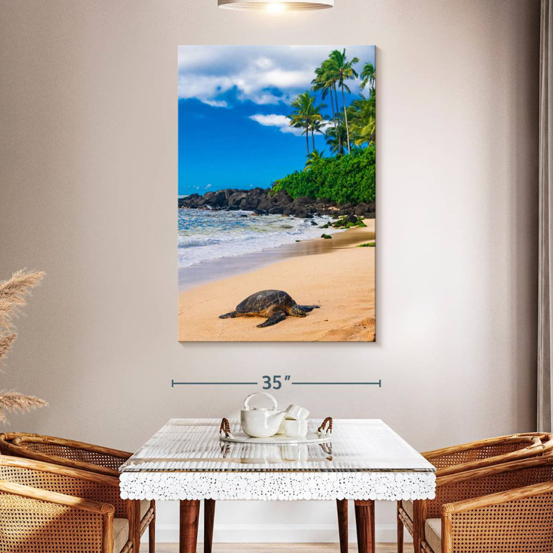 Brampt Honu Sea Turtle, 51" H x 34" W
