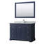 Ensemble de meuble-lavabo simple 48 po avec miroir Avery-41604538-80214059
