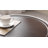 Upholstered Round Storage Ottoman with Wooden Tray-265519396