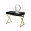Coiffeuse en bois massif avec miroir-609229655