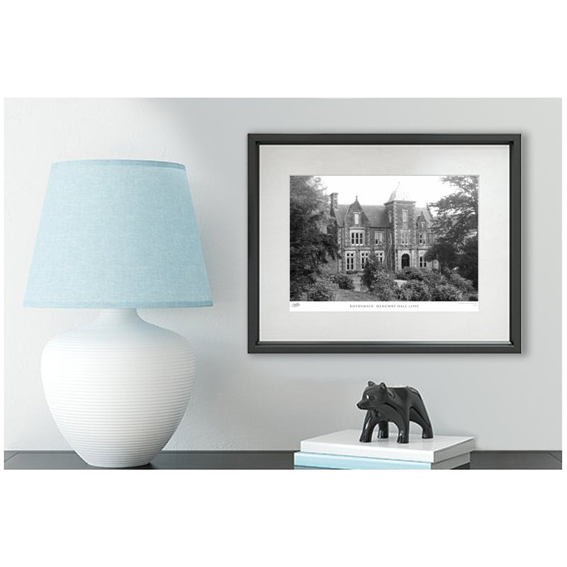 Rhydymain, Hengwrt Hall C1955 by Francis Frith - Single Picture Frame Print, 60cm H x 80cm W x 2.3cm D