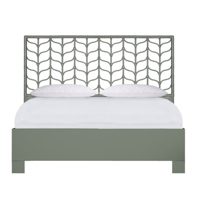 Ivy Twin Platform Bed, Citrus Orange