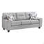 Canapé en chenille durable avec coussins décoratifs-1312594886
