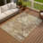 Machine Washable Indoor/Outdoor Earleville ACN2367 Abstract Rug-810959034