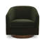OSCY SWIVEL CHAIR VEGAN SHEARLING WHITE-997572469