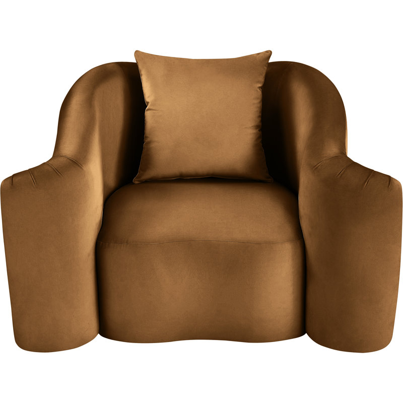 Chaise en velours Soyini, Velours selle