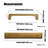 Classical Cabinet Bar Pull With Backplate Multipack-114615639-114615640