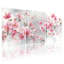 Fleur de cerisier, art floral sur toile tendue, impression sur toile, ensemble de 3, pour salon, chambre à coucher, décoration intérieure-1280294446