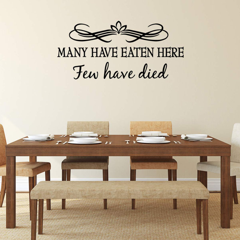 Text & Numbers Wall Decal, 12" H x 22" W