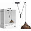 Luminaire suspendu Pulley, abat-jour industriel en métal avec cordon réglable de 2 m pour îlot de cuisine, salle à manger, bar, café et éclairage domestique-510728862