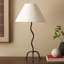 Lampe de table en métal de 63 cm (24,75 po)