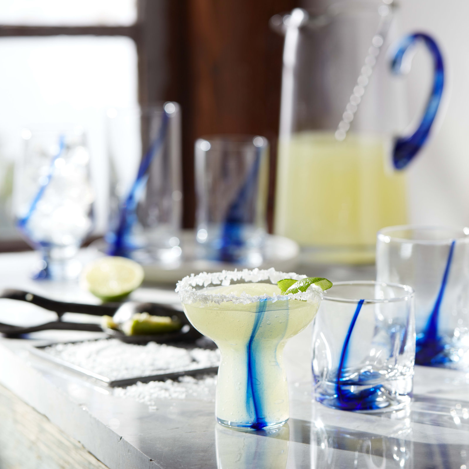 Blue Ribbon Libbey Impressions Rocks Glasses