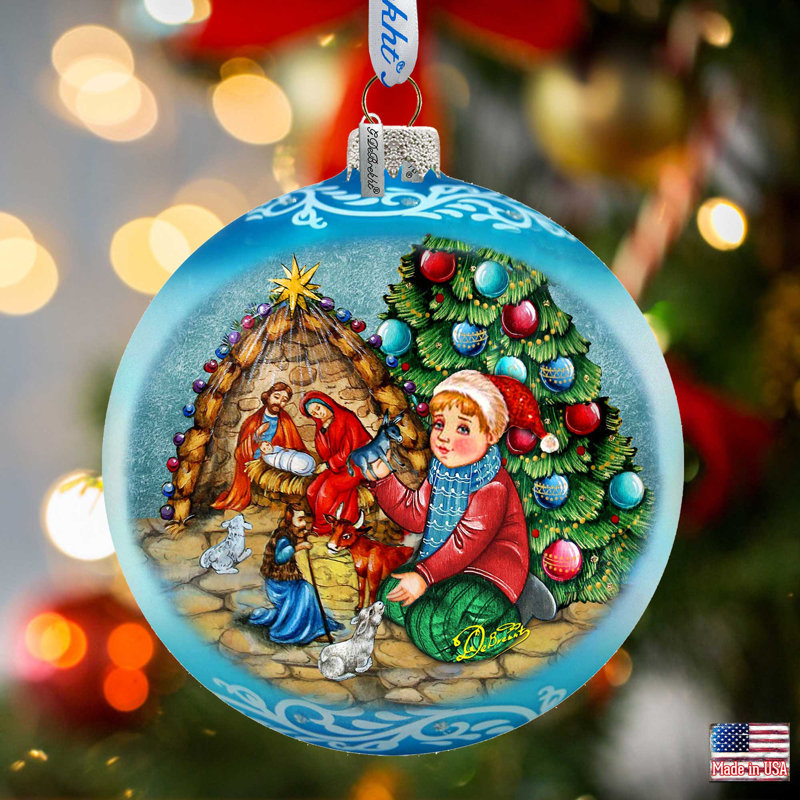 5.5'' Glass Ball Ornament