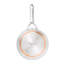 Anolon Nouvelle Copper Stainless Steel Induction Frying Pans / Skillet Set, 8 Inch and 9.5 Inch, Silver