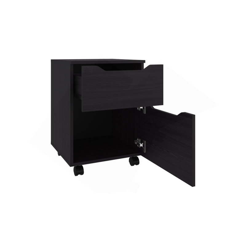Ovid Nightstand, Bedroom, Black