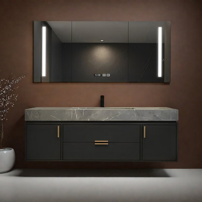 Armoire de salle de bain moderne simple