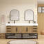 Finition du meuble-lavabo sur pied simple de base 72 po Jessica: chêne teck-72495708