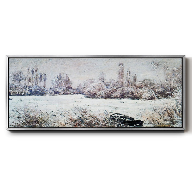 Le givre, 1880 - toile encadrée, H 8 po x l 20 po