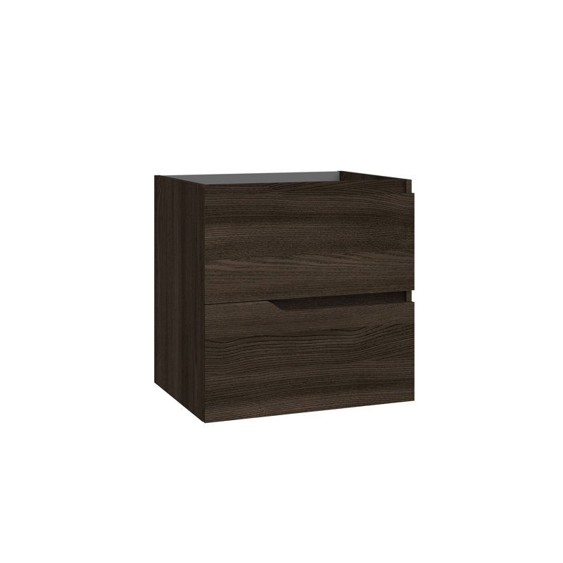 Base de meuble-lavabo mural simple 23,2 po Menta seulement, Wengé
