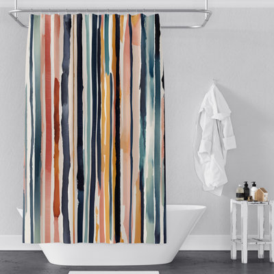 Emmry Abstract Shower Curtain