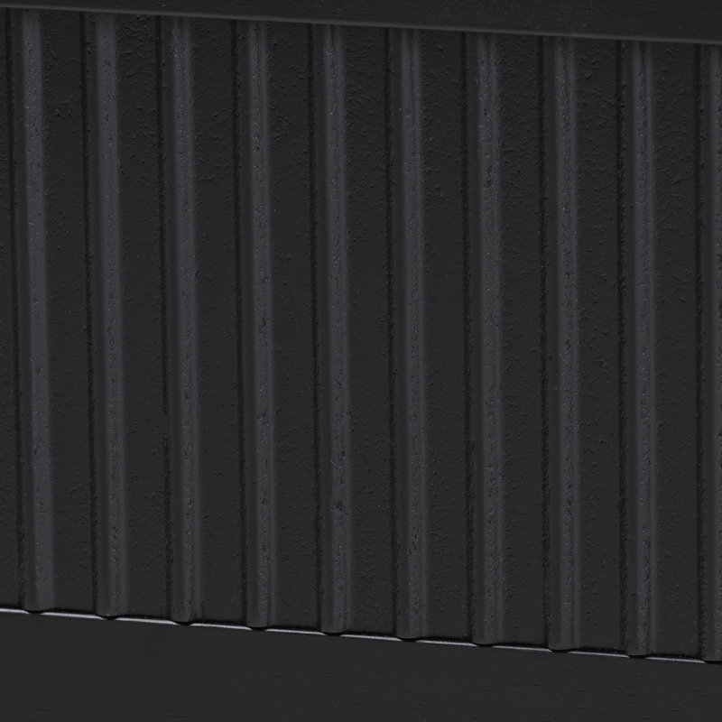 Lit plateforme Wooley, Grand, Noir