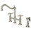Kingston Brass Heritage Bridge Faucet with Sprayer