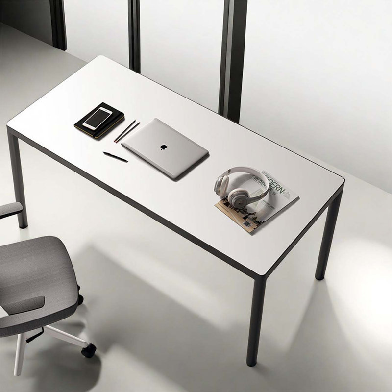 Adjustable Metal Base Computer Desk