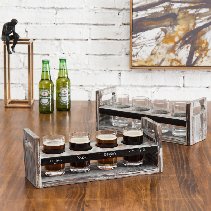 148ml Glass Beer Flight Set, 2 Set