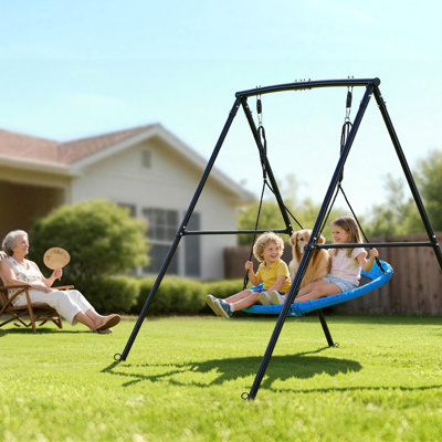 VEVOR Steel Swing Set