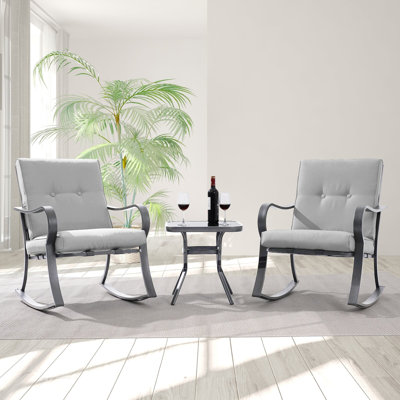 Romarin Rocking Chair with Cushions