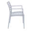 Chaise de salle à manger empilable pour patio Melissus-797481241
