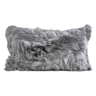 Coussin décoratif d'intérieur intérieur en laine Alpaca Suri avec dossier en alpaca tissé l 24 po x H 13 po
