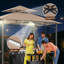 Pavillon de jardin à deux niveaux avec lumières DEL l 8 pi x P 5 pi-752370629