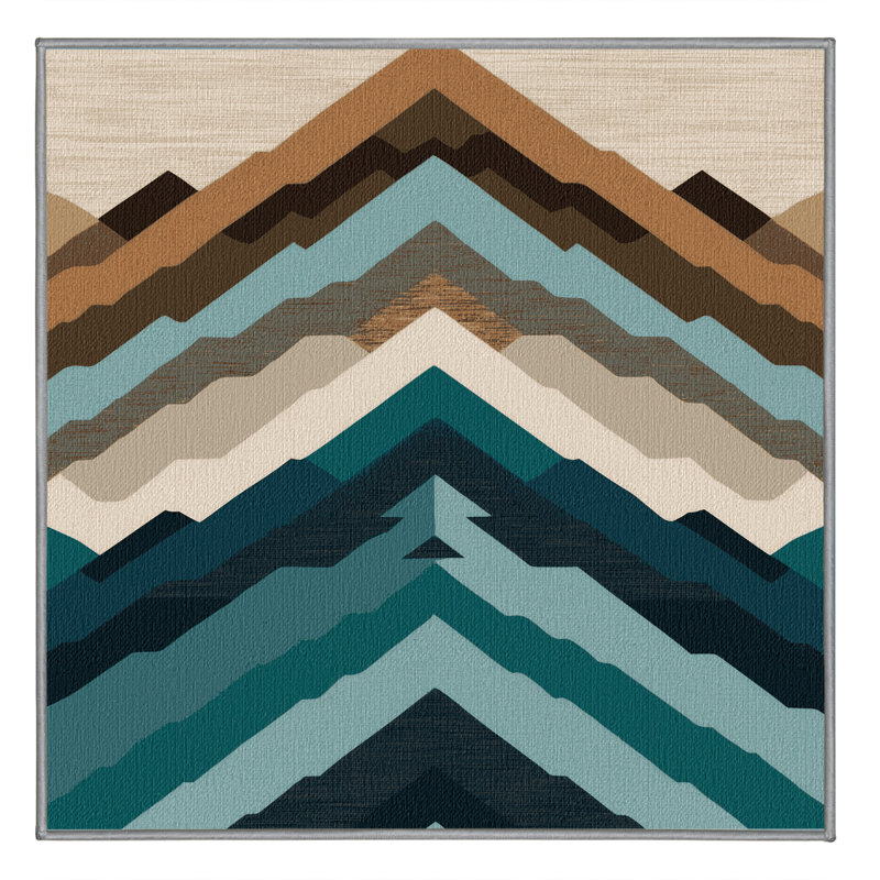 Tapis de style sud-ouest , Carré 5 pi