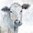 " Sweet Cow Face " Painting Print-50107230