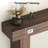 63 Inch Long Console Table For Entryway, Farmhouse Wood Rectangular Sofa Table Behind Couch Table, Narrow Entryway Table For Living Room, Entrance, Hallway, Foyer, Easy Assembly, Brown-375637519