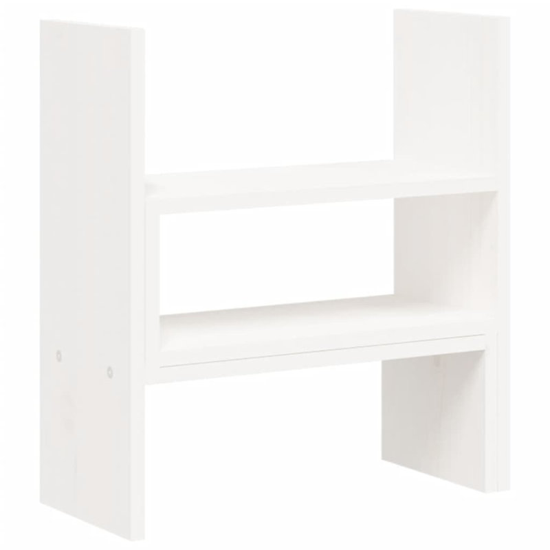 Khaysen Wood Monitor Stand, White