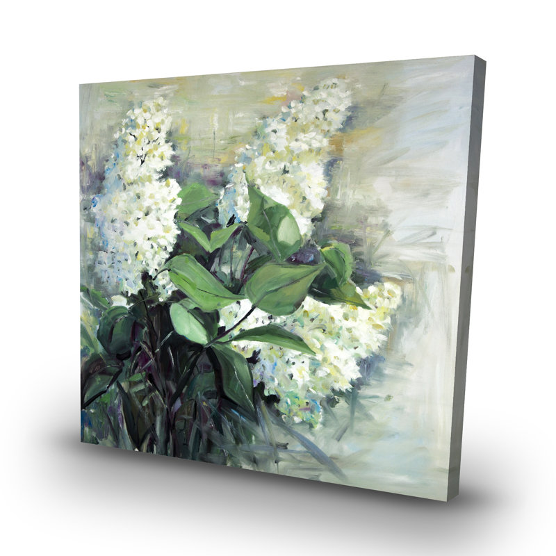 lilacs - 32"x32" art on canvas