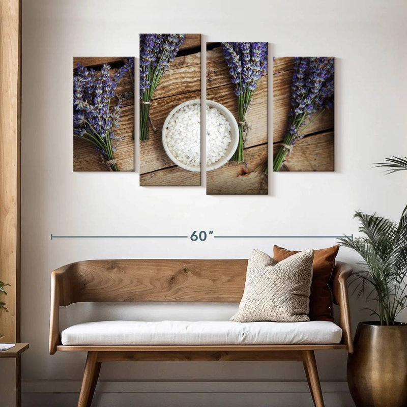 Harnek Lavender For Bath, 32" H x 52" W