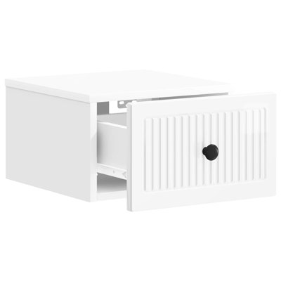 33cm W Manufactured Wood Bedside Table