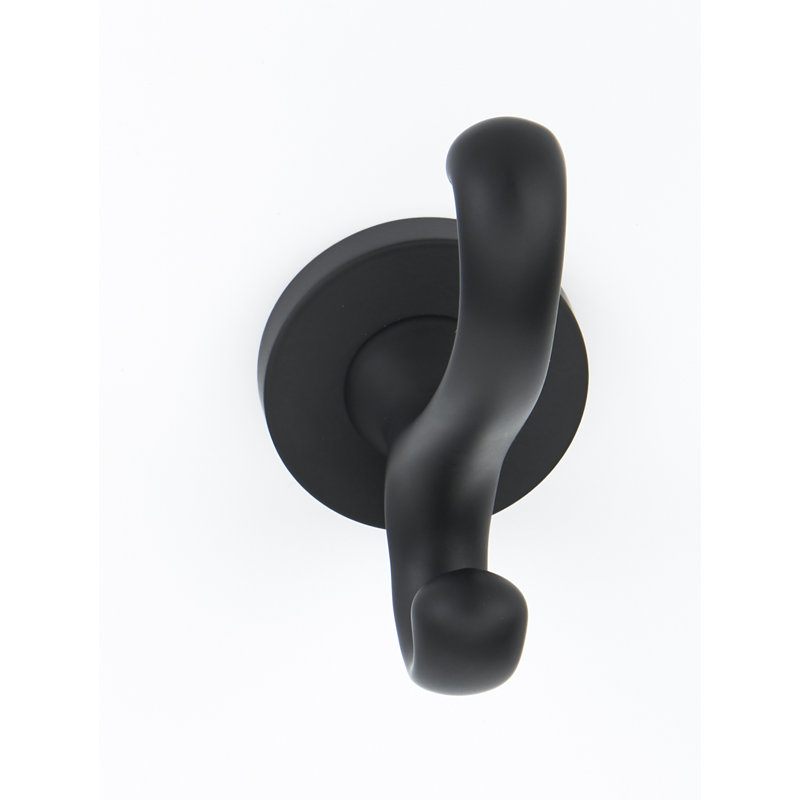 Single Robe Hook, Matte Black