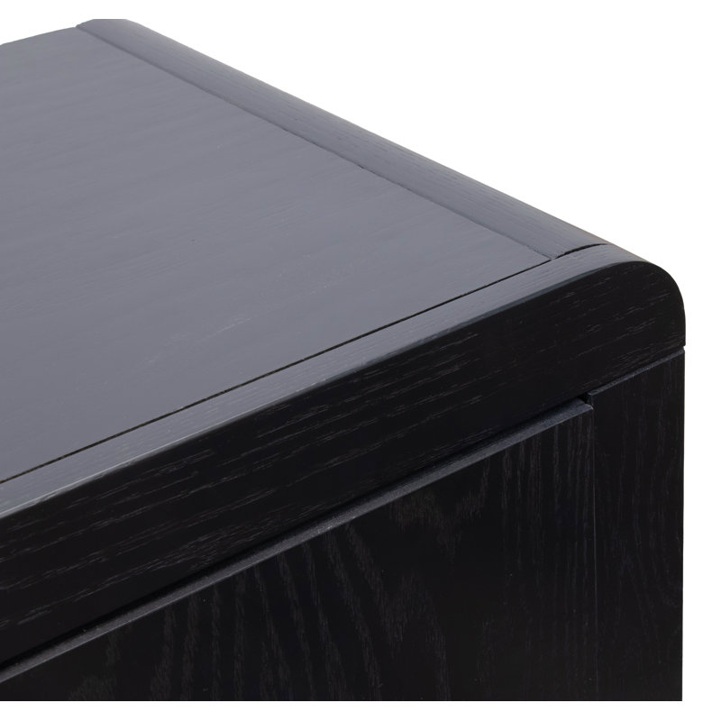 Support de foyer pour téléviseur de 90 po ou moins, Noir, H 26 po x L 65 po x l 17 po