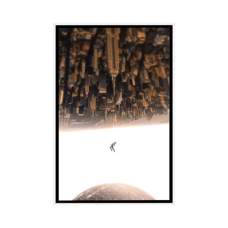 «Salvation II» par Nicebleed - impression, H 48 po x l 32 po x P 1,5 po, Cadre blanc
