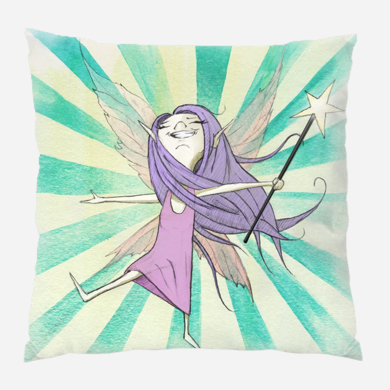 Coussin de fée Wyrick, Microsuède, Intérieur