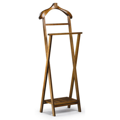 Guildhall Solid Wood Freestanding Valet Stand