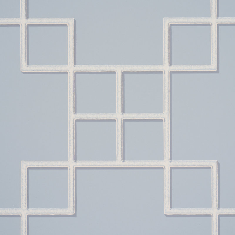 Georgette Trellis Wallpaper, Blue