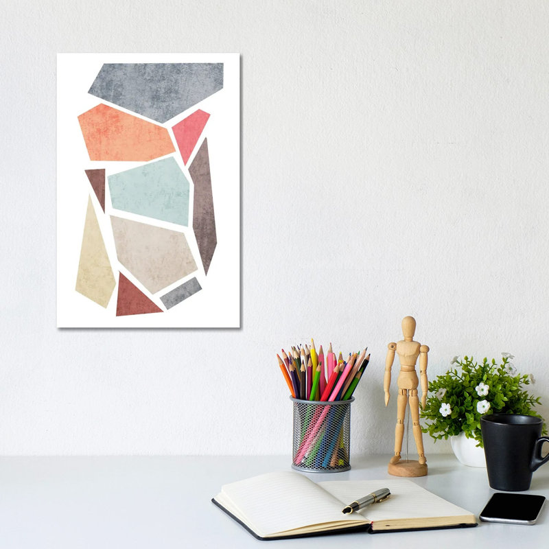 Geometric Shapes IV by Irena Orlov - Wrapped Canvas Gallery-Wrapped Canvas Giclée, 20.32 cm H x 30.48 cm W