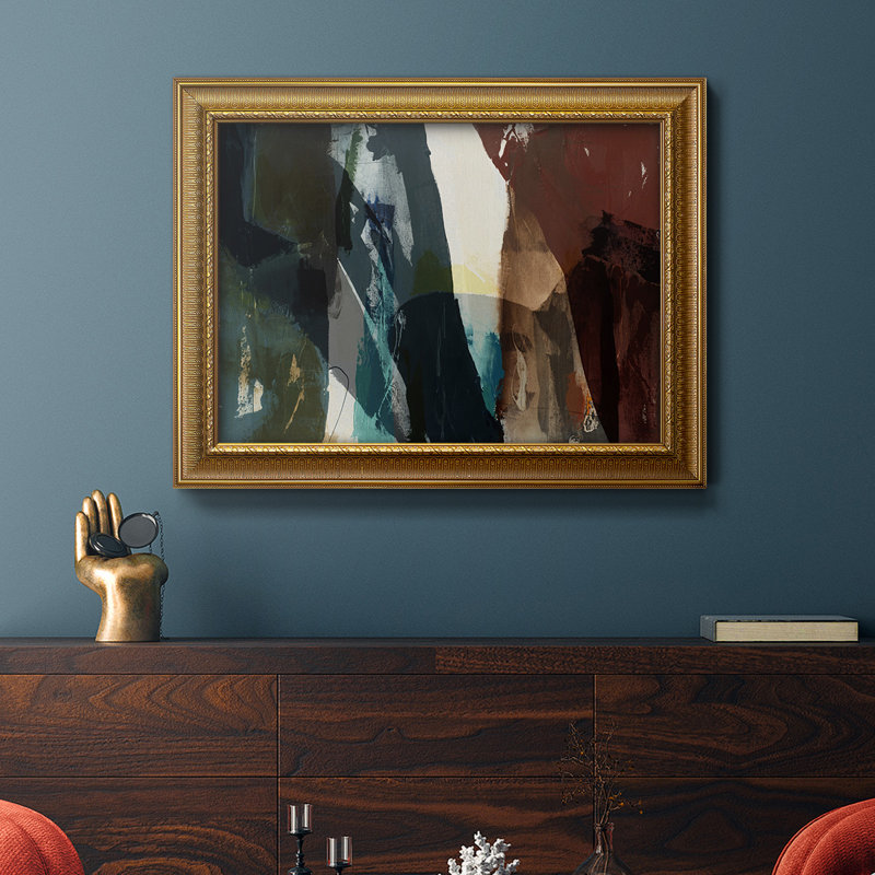 «Obscure Abstract VII», peinture sur toile encadrée, H 16 po x l 20 po x P 2,5 po