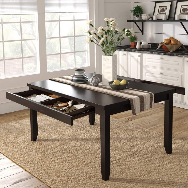 Alyra Dining Table, Antique Black