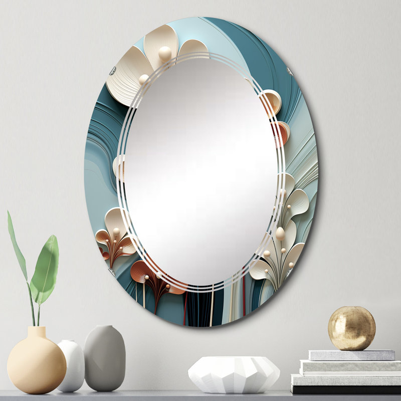 Wilta - Modern Wall Mirror Oval, 30 po x 20 po